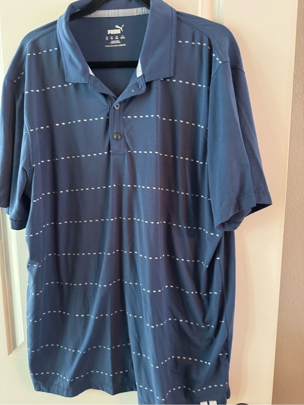 Puma Men’s Steel Gray-Sleeve Polo Shirt / Golf